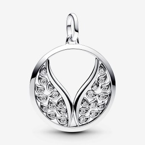 Pandora ME Wings Oversized Medallion Charm Gümüş | 263-ERVDOH