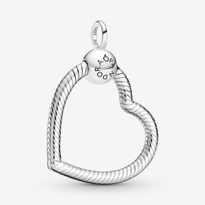 Pandora Moments Heart Charm Pendant Gümüş | 071-ZLOBDV