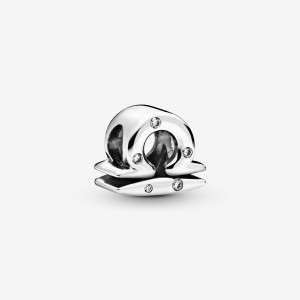 Pandora Sparkling Libra Zodiac Charm Gümüş | 279-YURGJX