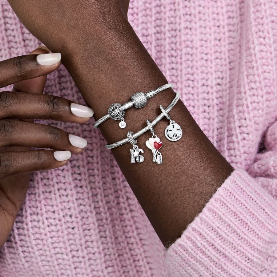 Pandora 16th Celebration Charm Gümüş | 763-OQNLHS