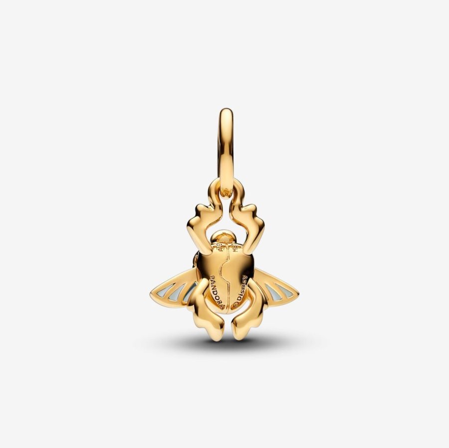 Pandora Aladdin Scarab Beetle Dangle Charm Altın | 726-GWMIDE