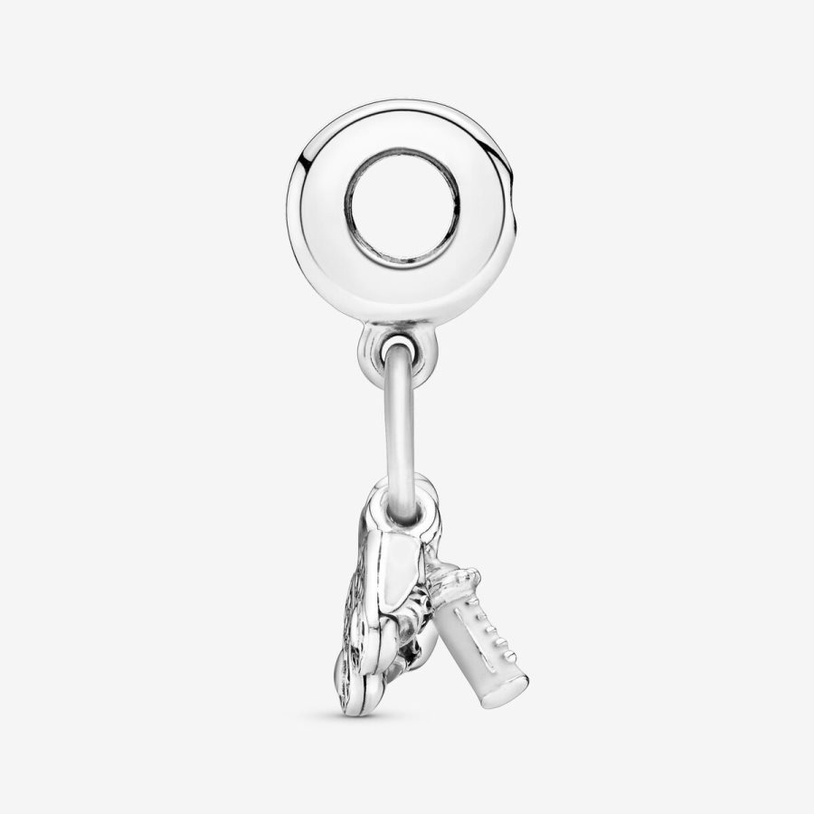 Pandora Baby Bottle and Shoes Dangle Charm Renkli | 267-GQASMY