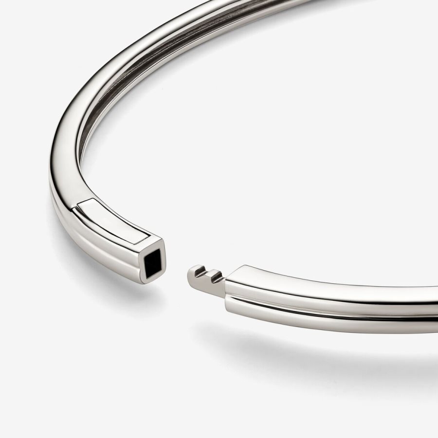 Pandora Bangle 0.25 carat tw 14k White Gold Beyaz Altın | 481-FOPBWY