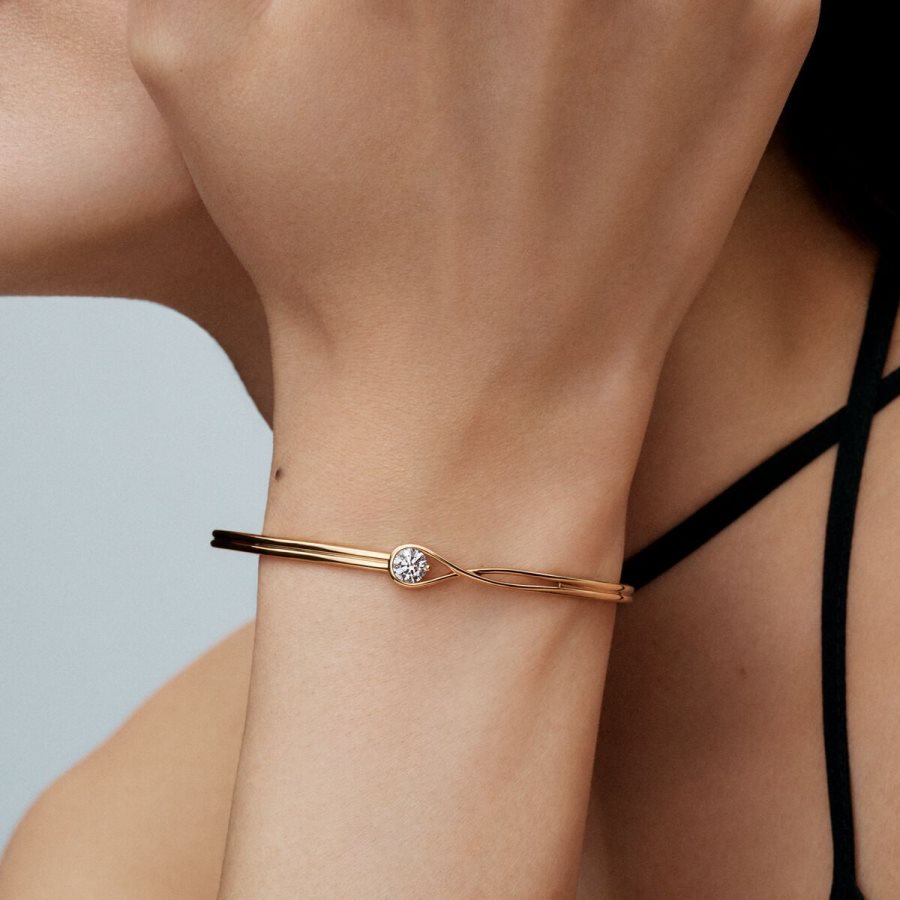 Pandora Bangle 0.50 carat tw 14k Gold Altın | 805-UADNYW