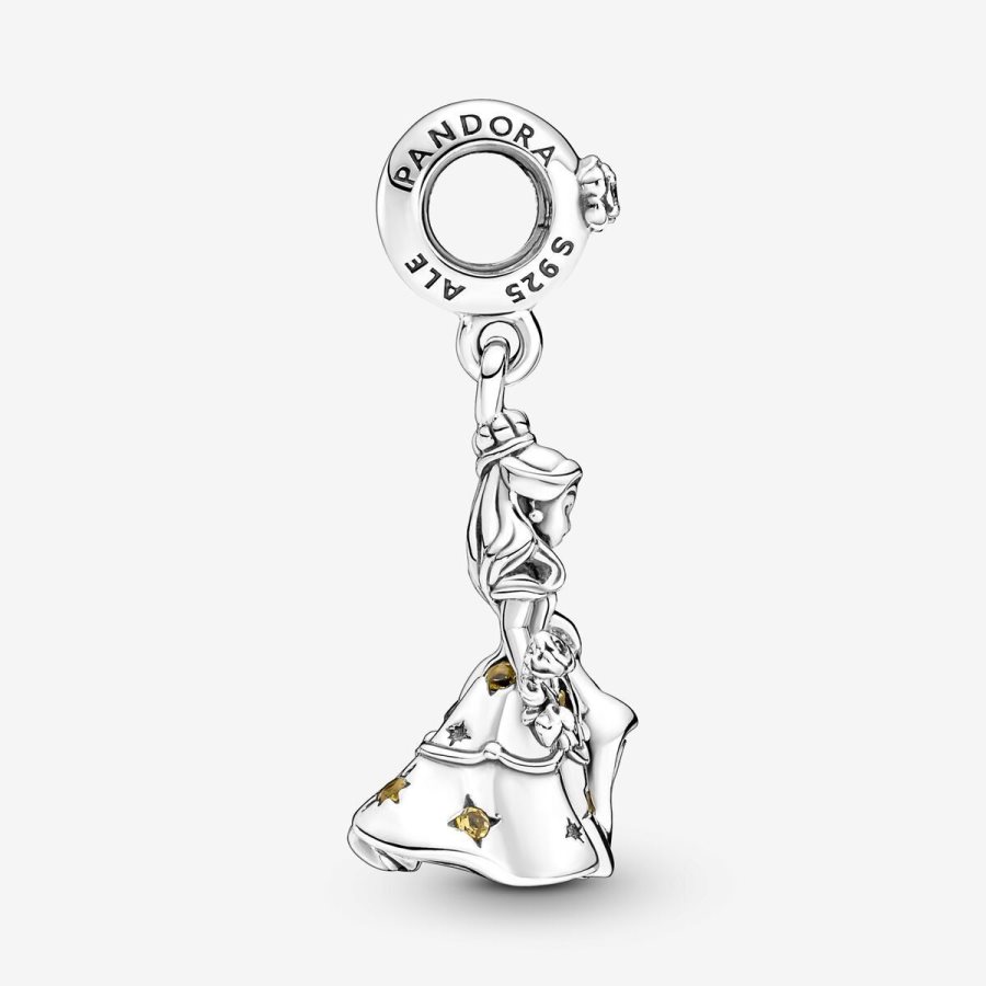Pandora Beauty and the Beast Dancing Belle Dangle Charm Gümüş | 425-VPHKON