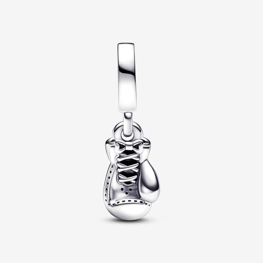 Pandora Boxing Glove Dangle Charm Gümüş | 367-KSVWNL