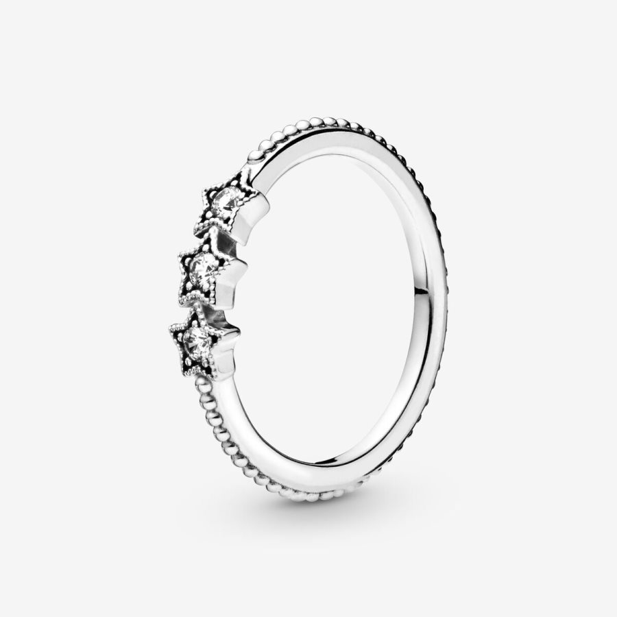 Pandora Celestial Stars Ring Gümüş | 258-TOFLWZ