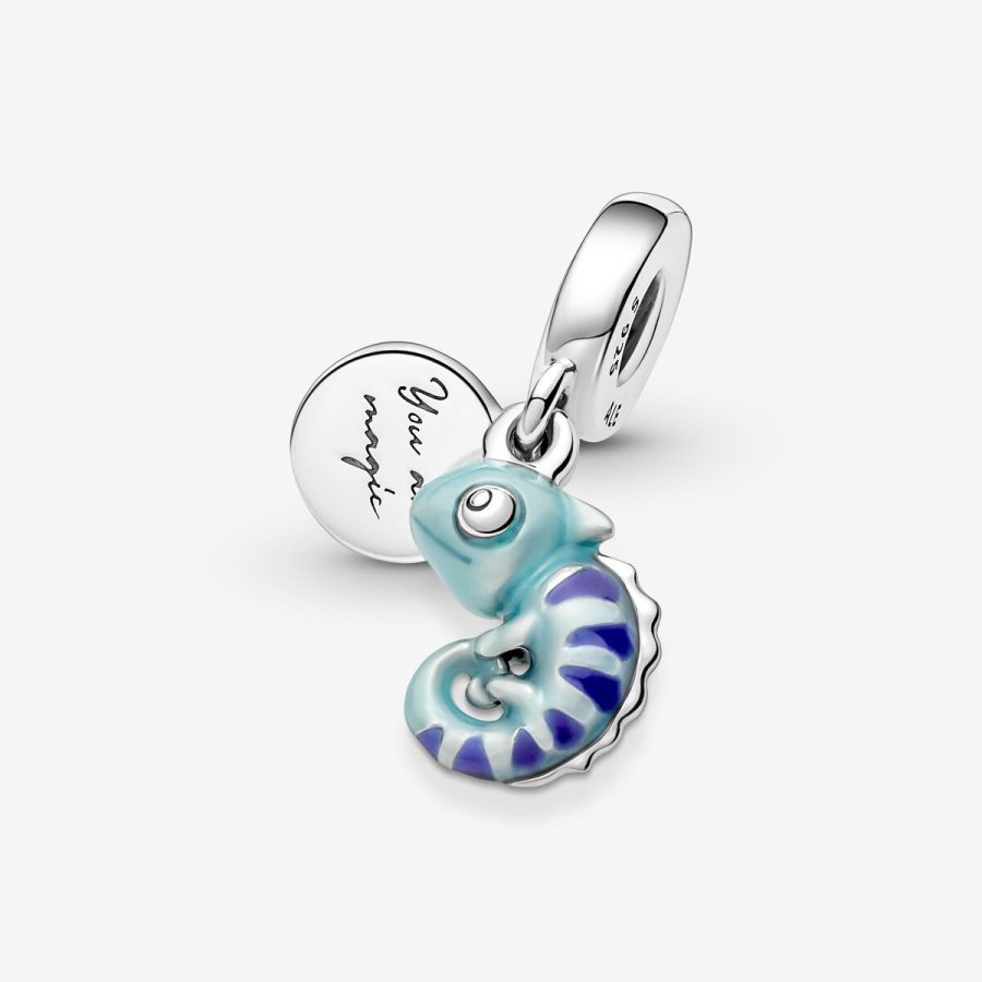 Pandora Color-changing Chameleon Dangle Charm Gümüş | 029-BYLXWT