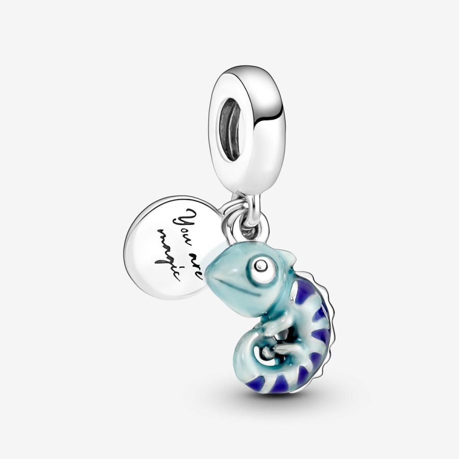 Pandora Color-changing Chameleon Dangle Charm Gümüş | 029-BYLXWT