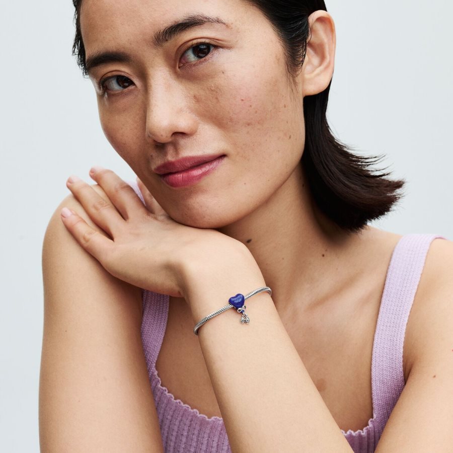 Pandora Color-changing Gender Reveal Boy Charm Gümüş | 918-EOSQZA
