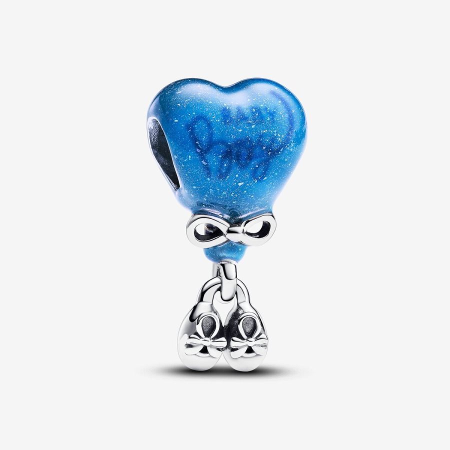 Pandora Color-changing Gender Reveal Boy Charm Gümüş | 918-EOSQZA