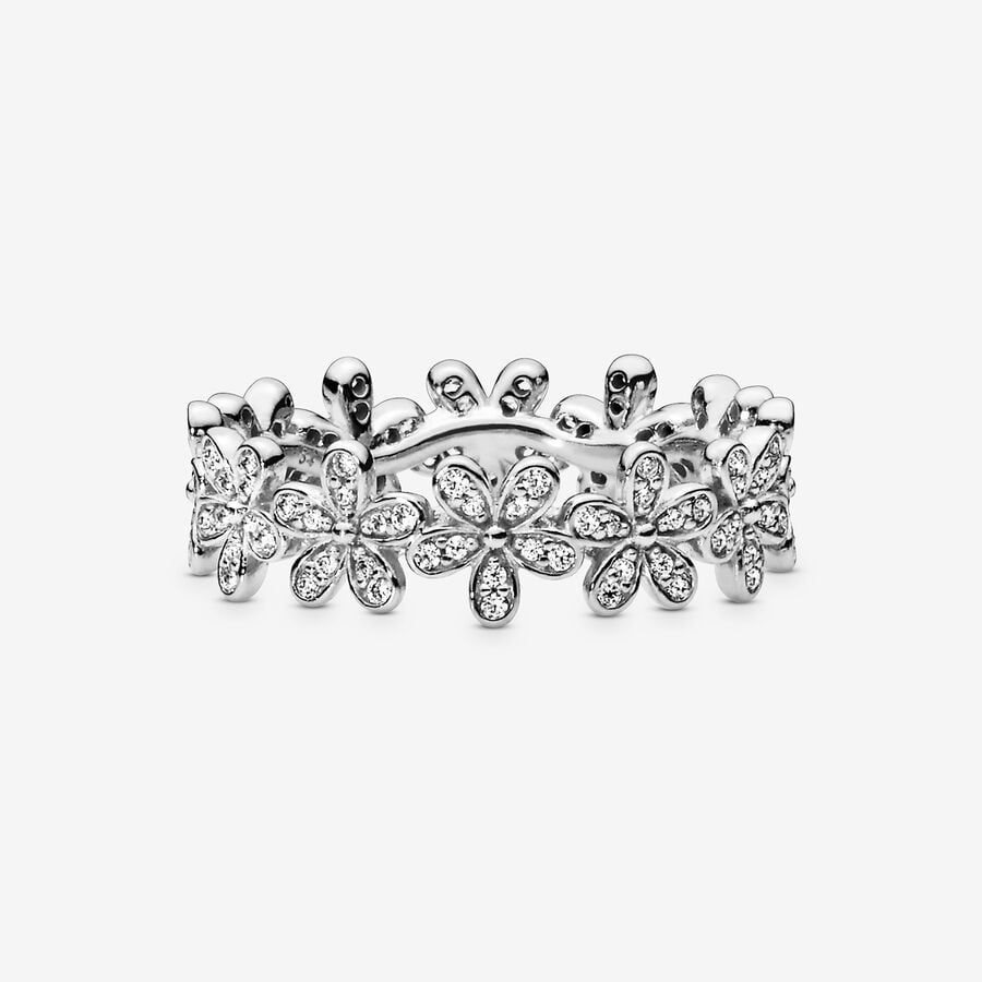 Pandora Daisy Flower Ring Gümüş | 571-KAQWFM
