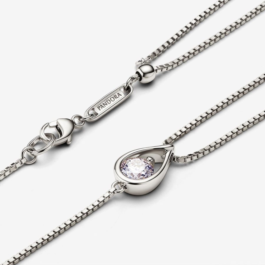 Pandora Double Chain Bracelet 0.50 carat tw 14k White Gold Beyaz Altın | 346-AVXKUO