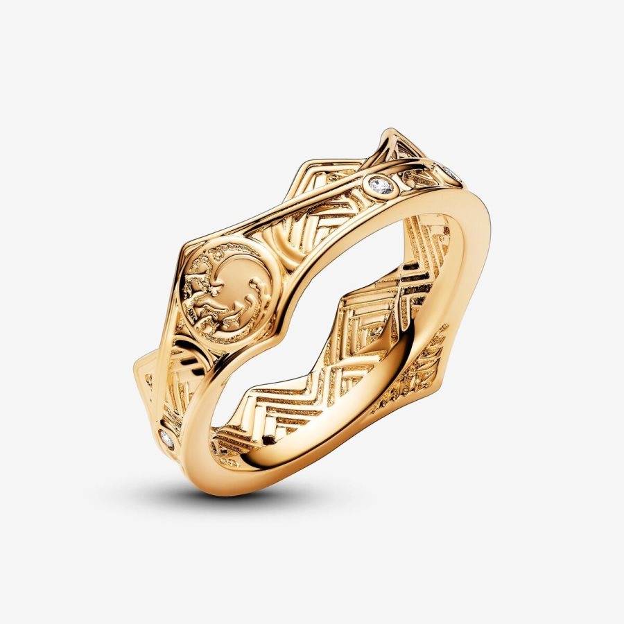 Pandora Game of Thrones House of the Dragon Crown Ring Altın | 297-XFWBLO