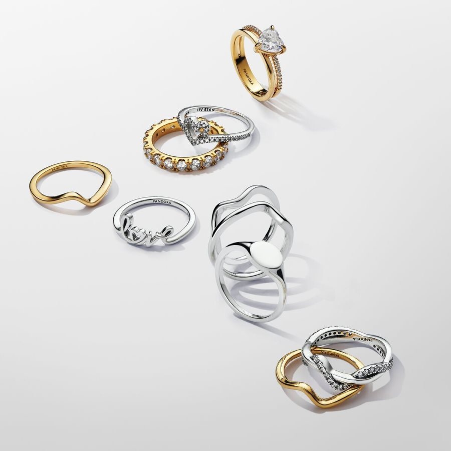 Pandora Handwritten Love Ring Gümüş | 504-SOPIUA