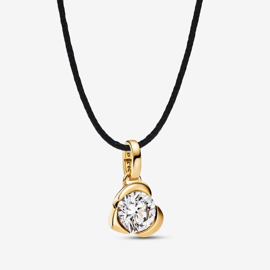 Pandora Heart Pendant 0.75 carat tw 14k Gold Altın | 635-UXBFCG
