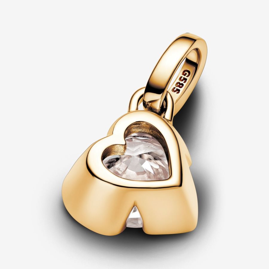 Pandora Heart Pendant 0.75 carat tw 14k Gold Altın | 839-DTUGHE