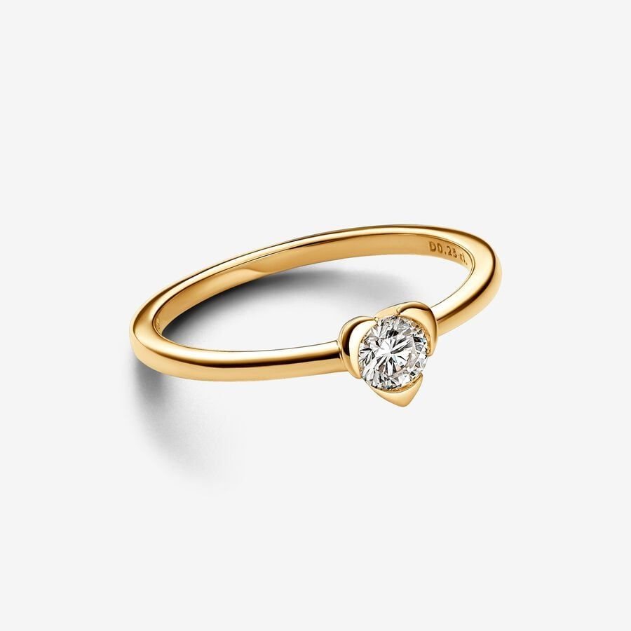 Pandora Heart Ring 0.25 carat tw 14k Gold Altın | 274-YHONPQ