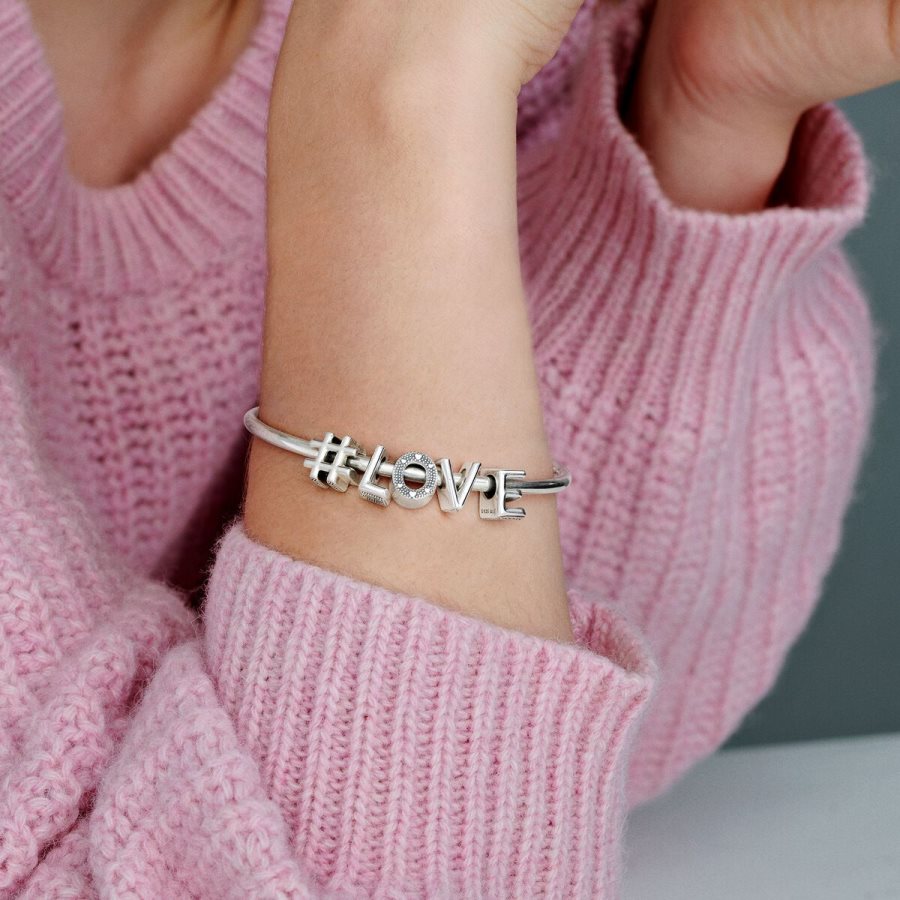 Pandora Letter O Alphabet Charm Gümüş | 068-TBRVMG
