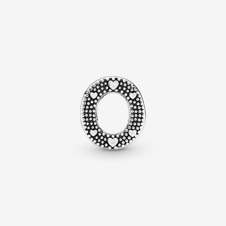 Pandora Letter O Alphabet Charm Gümüş | 068-TBRVMG