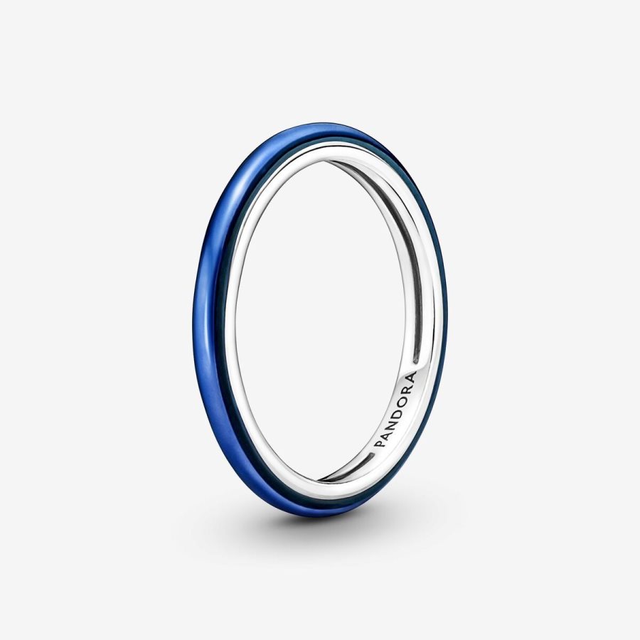 Pandora ME Electric Blue Ring Gümüş | 192-UZIMGX
