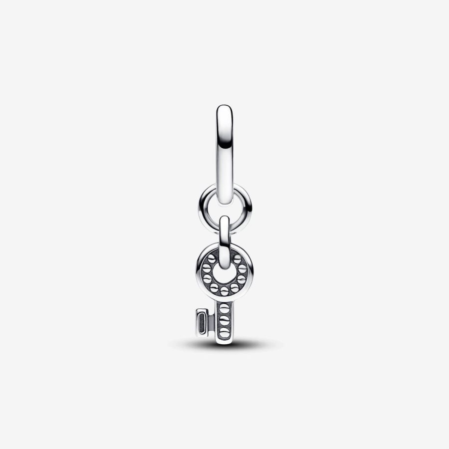 Pandora ME Key Mini Dangle Charm Gümüş | 591-OYLMNJ