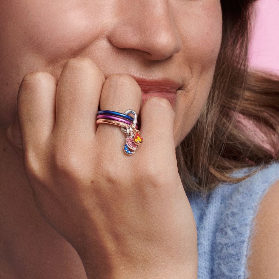 Pandora ME Shocking Purple Ring Gümüş | 031-OPGUAC