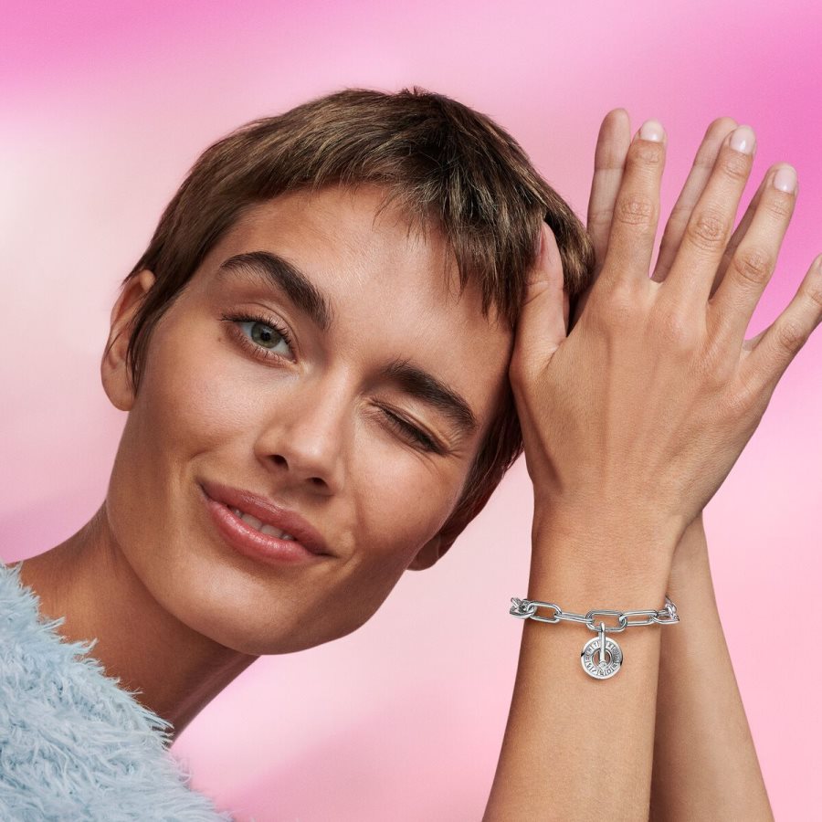 Pandora ME Zodiac Wheel Medallion Charm Gümüş | 730-VJKNYH