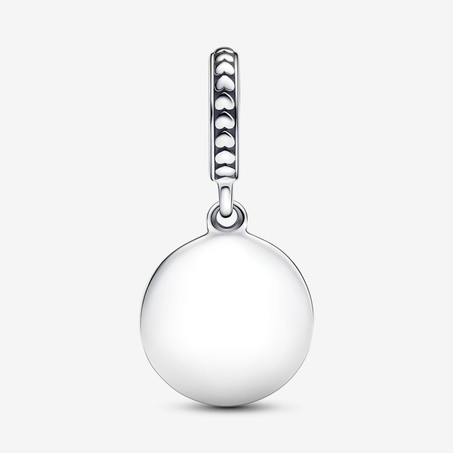 Pandora Mama Engravable Dangle Charm Gümüş | 539-BWQJID