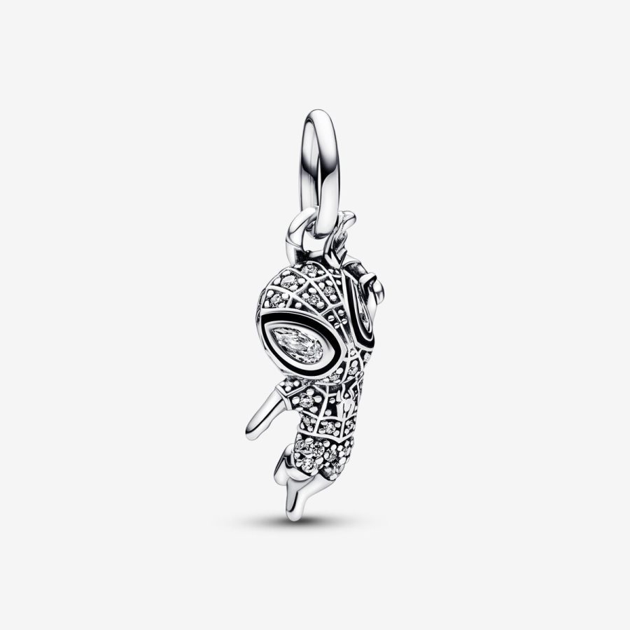 Pandora Marvel Spider-Man Pave Pendant Gümüş | 942-BLXHUP