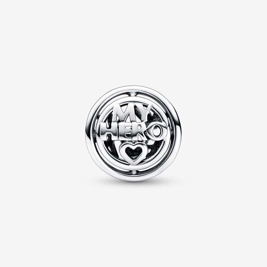 Pandora Mom Hero Openwork Charm Gümüş | 461-GHOXPT