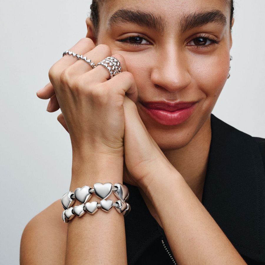 Pandora Moments Snake Chain Bracelet Gümüş | 628-NAIFRT