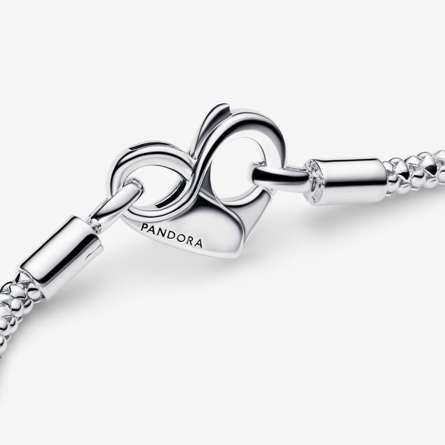 Pandora Moments Studded Chain Bracelet Gümüş | 084-URYXZK