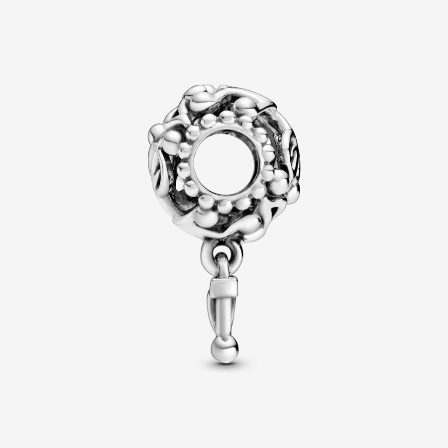 Pandora Openwork Music Notes Charm Gümüş | 964-AQNFCJ