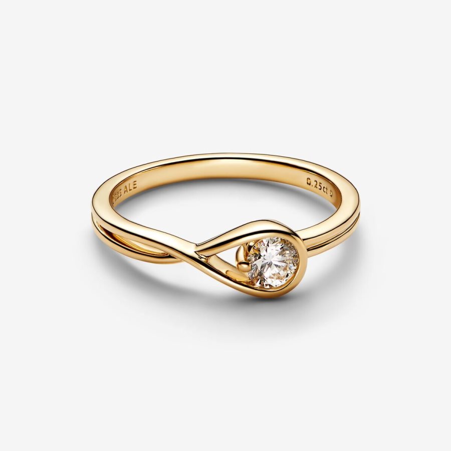 Pandora Ring 0.25 carat tw 14k Gold Altın | 358-SNULXF