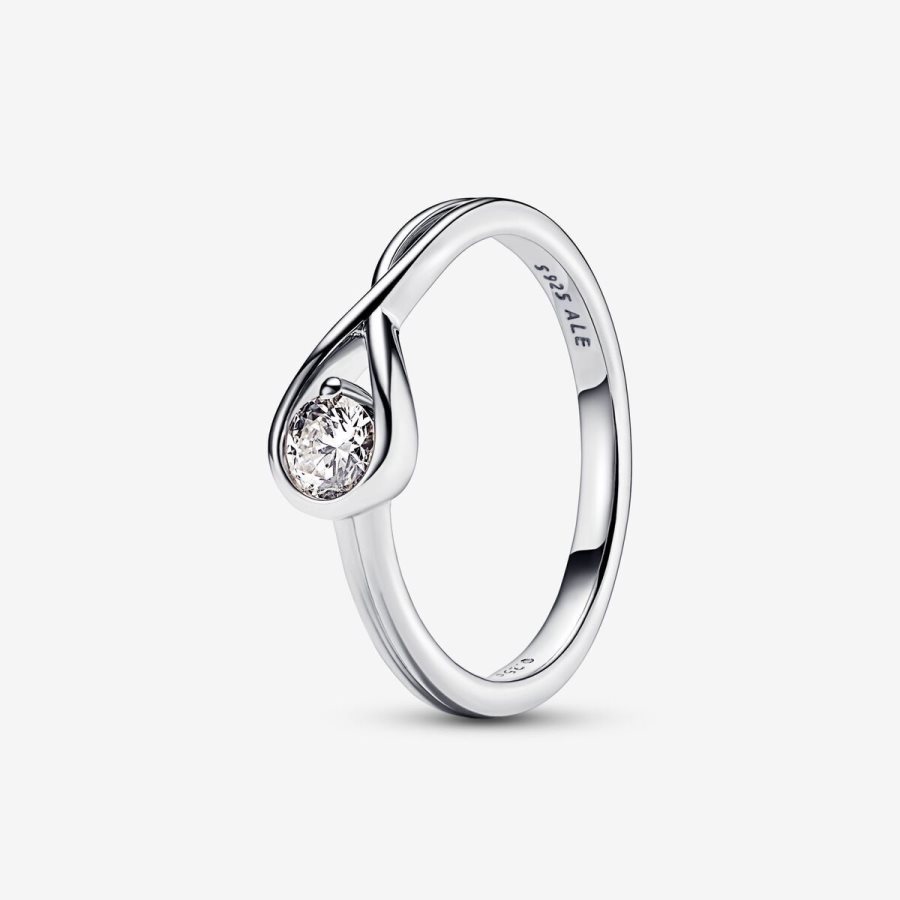 Pandora Ring 0.25 carat tw Sterling Silver Gümüş | 789-CQGIRT