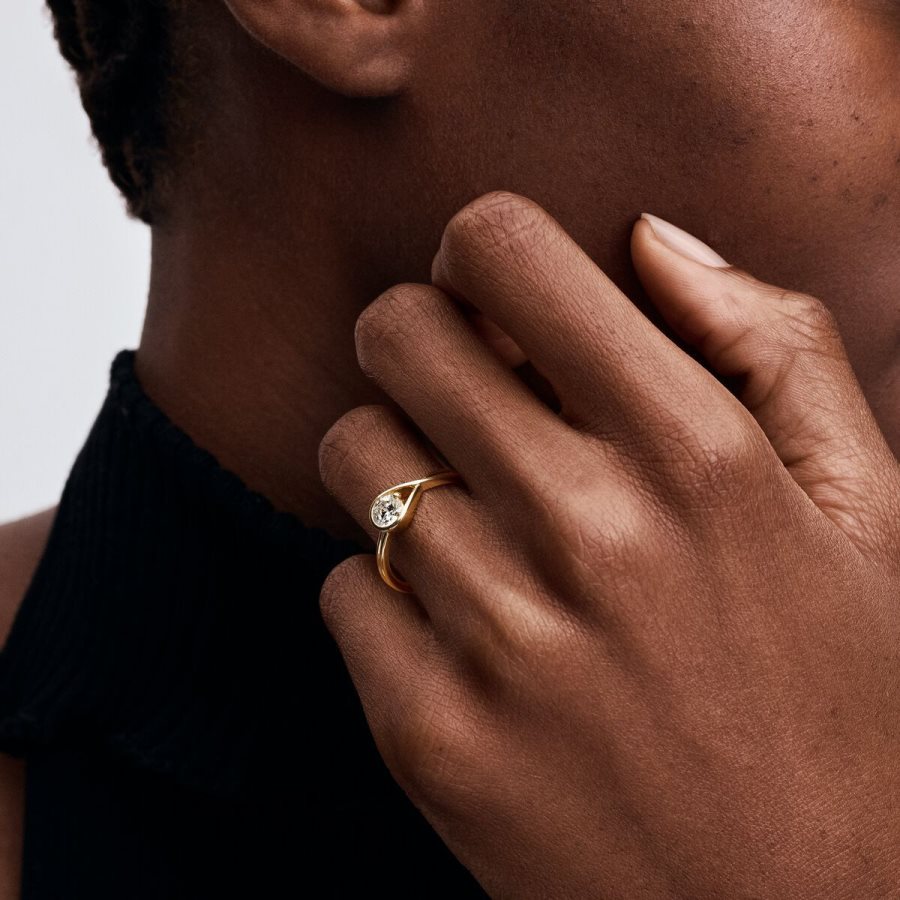 Pandora Ring 0.50 carat tw 14k Gold Altın | 914-UFTMOC