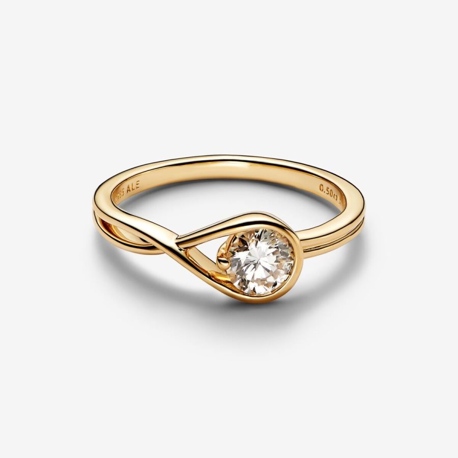 Pandora Ring 0.50 carat tw 14k Gold Altın | 914-UFTMOC