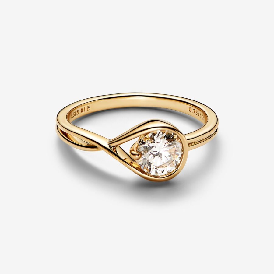 Pandora Ring 0.75 carat tw 14k Gold Altın | 120-CRBOLU