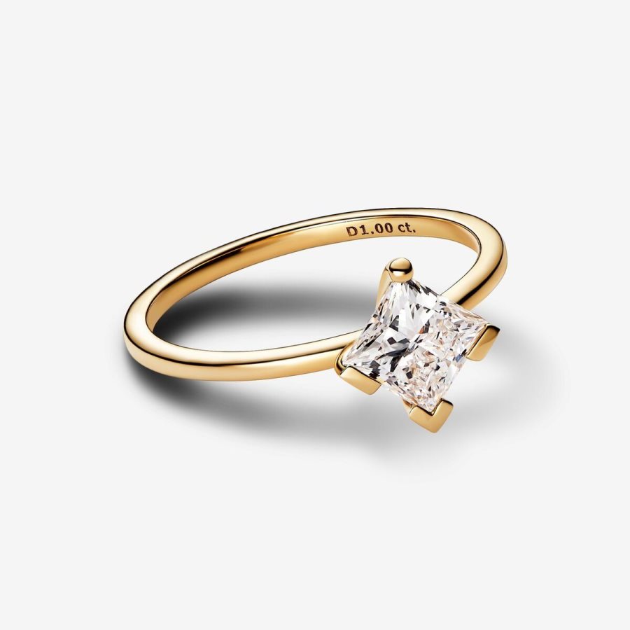 Pandora Ring 1.00 carat tw 14k Gold Altın | 346-OHBXVL