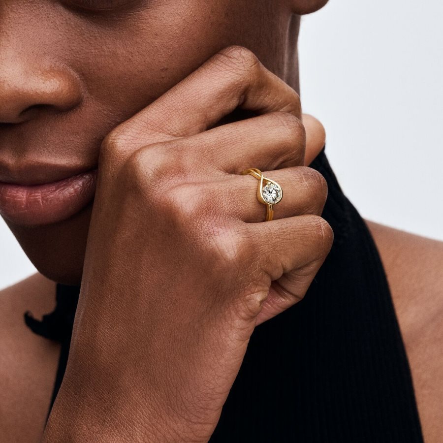 Pandora Ring 1.00 carat tw 14k Gold Altın | 360-KSPOJY
