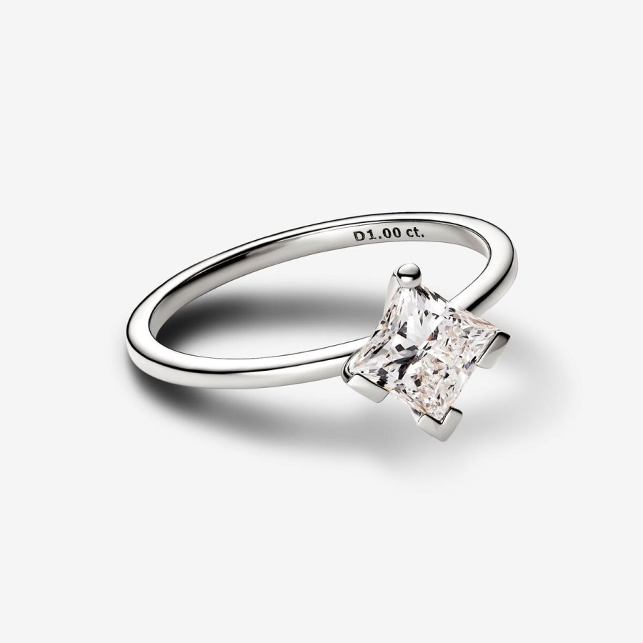 Pandora Ring 1.00 carat tw 14k White Gold Beyaz Altın | 920-AXBMOF