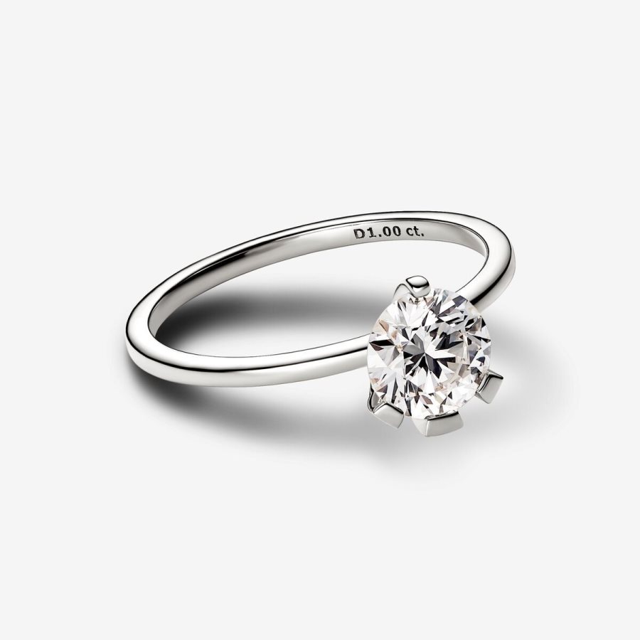 Pandora Ring 1.00 carat tw 14k White Gold Beyaz Altın | 317-BHIDCW