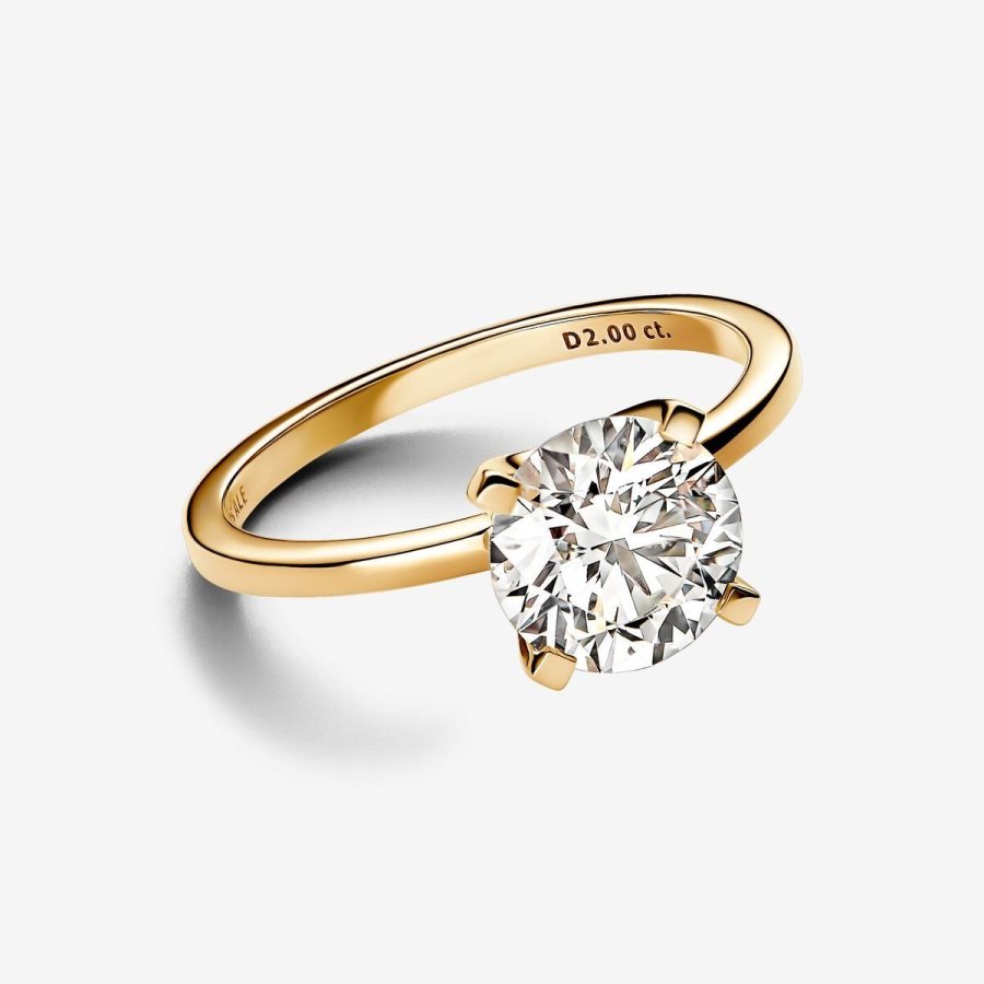 Pandora Ring 2.00 carat tw 14k Gold Altın | 156-GTSWRE