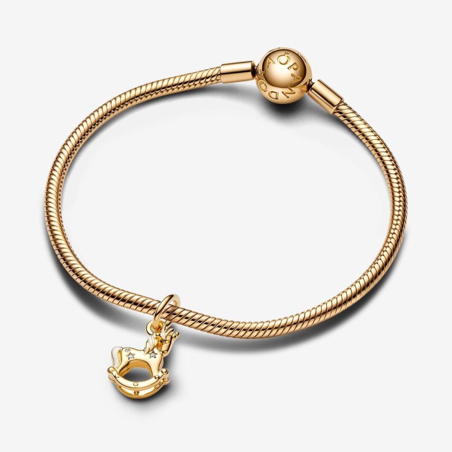 Pandora Rocking Unicorn Dangle Charm Renkli | 785-KHRTFV