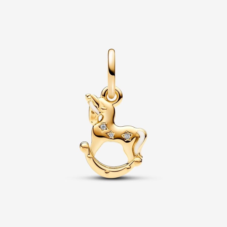 Pandora Rocking Unicorn Dangle Charm Renkli | 785-KHRTFV