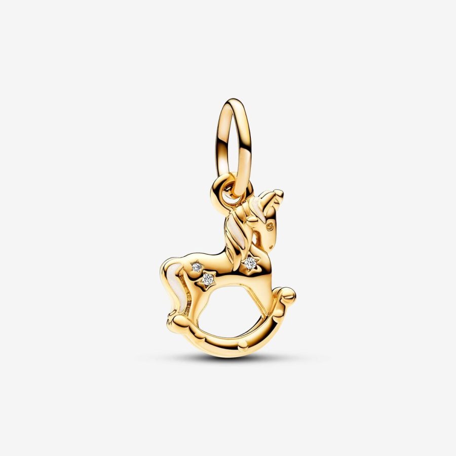 Pandora Rocking Unicorn Dangle Charm Renkli | 785-KHRTFV