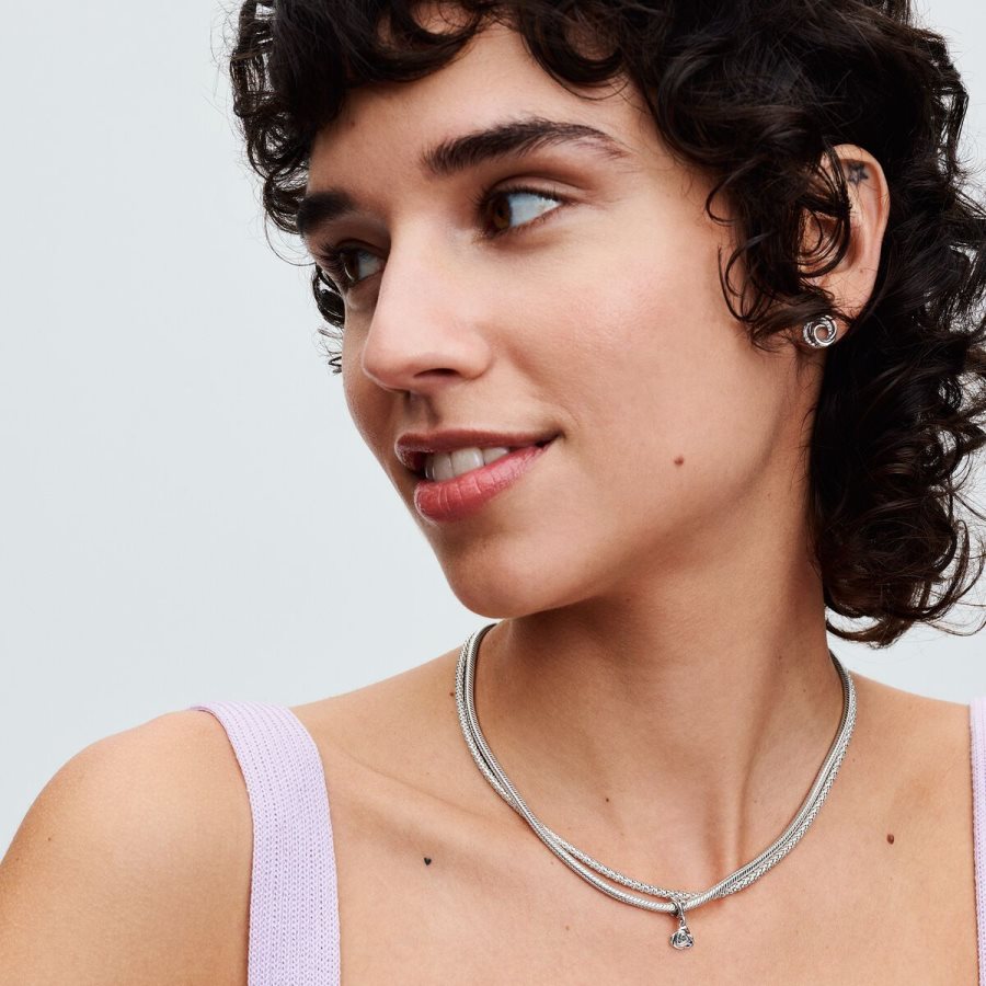 Pandora Rose in Bloom Dangle Charm Gümüş | 814-XANPHS