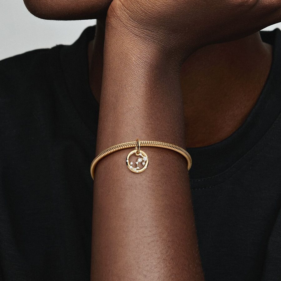 Pandora Scorpio Zodiac Dangle Charm Altın | 325-RLEPCG
