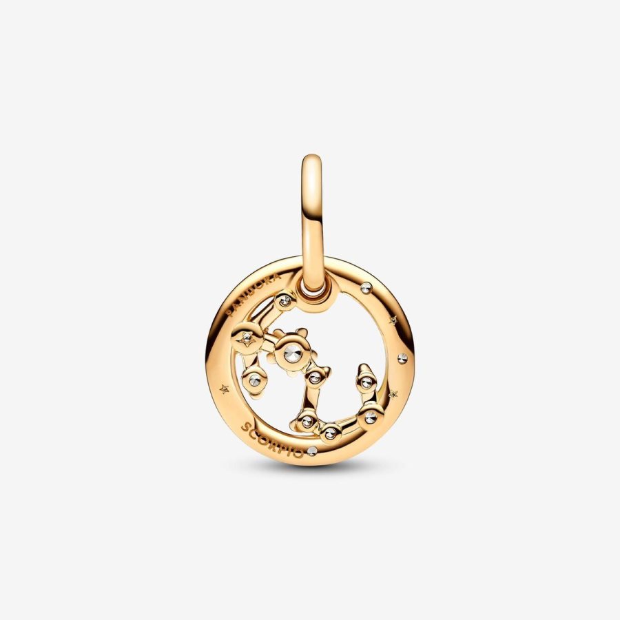 Pandora Scorpio Zodiac Dangle Charm Altın | 325-RLEPCG